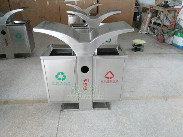  不銹鋼垃圾桶廠(chǎng)家 讓海南小區環(huán)境更美好