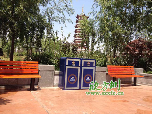 戶(hù)外分類(lèi)彩繪垃圾桶什么品牌好？欣方圳為您推薦