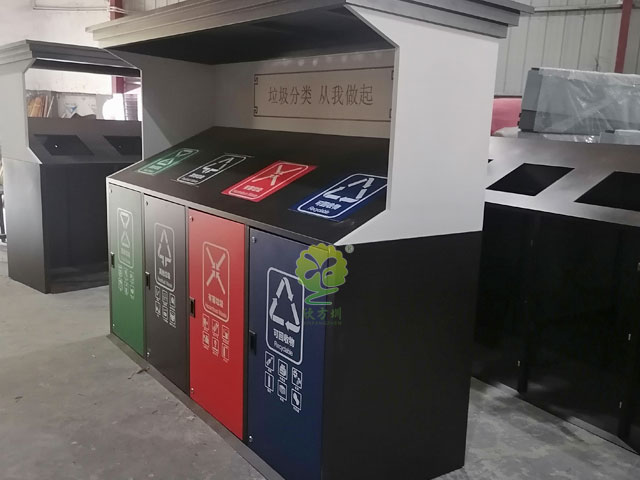 小區四分類(lèi)生活垃圾房廠(chǎng)家定制圖