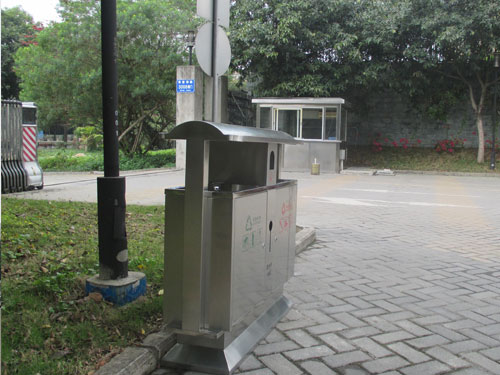 深圳黨校采購不銹鋼分類(lèi)垃圾桶
