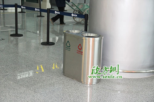 欣方圳專(zhuān)業(yè)機場(chǎng)地鐵分類(lèi)垃圾桶