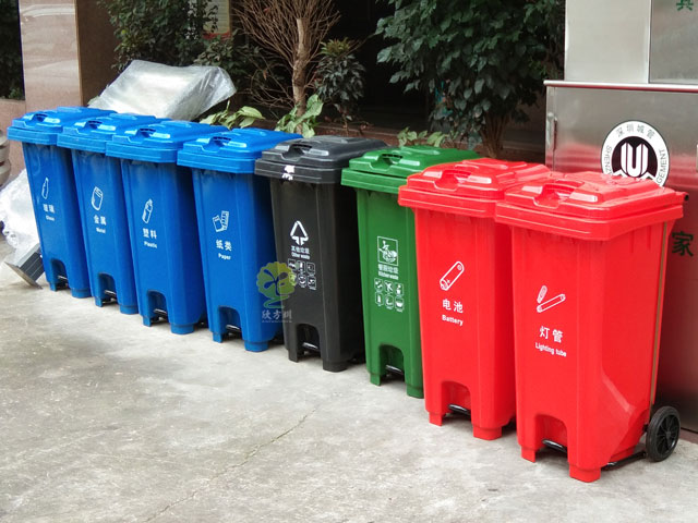 龍崗區城中村垃圾集中分類(lèi)投放點(diǎn)垃圾桶配套宣傳欄洗手盆